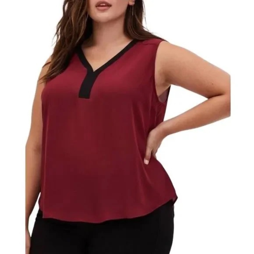 Torrid Colorblock Lightweight Business Casual‎ Layer Sleeveless Tank Size 3X